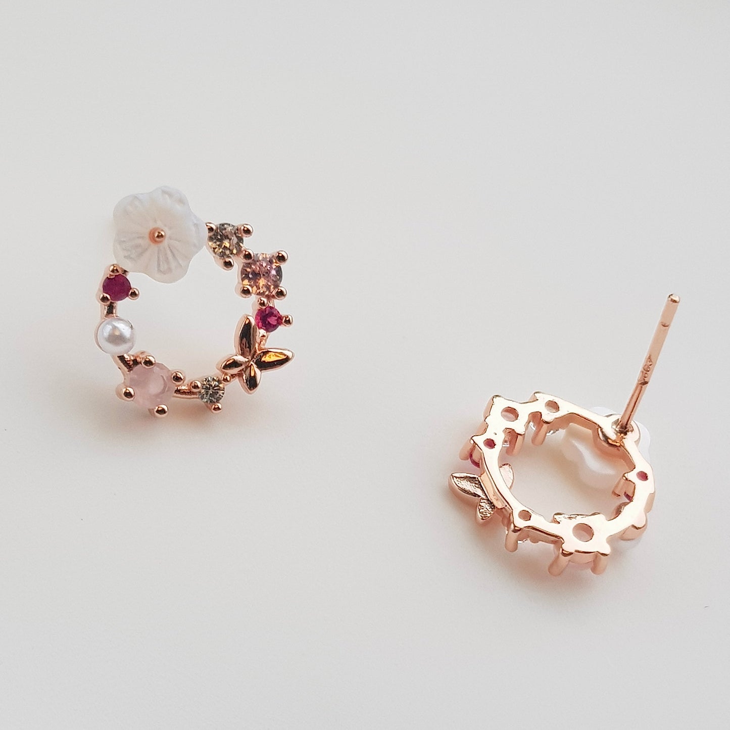 Flower Wreath Earrings