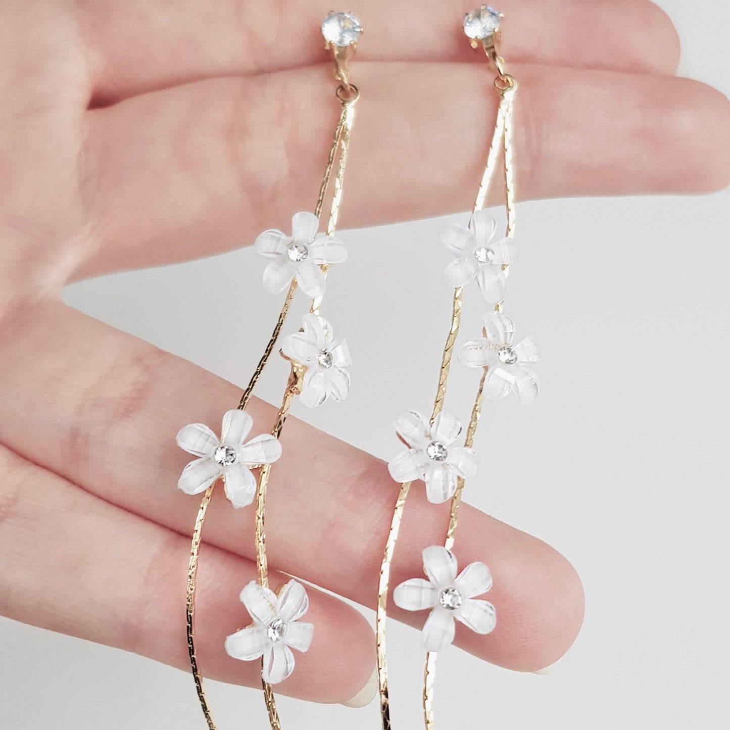 Flower Drop Earrings