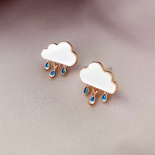 Rain Cloud Earring