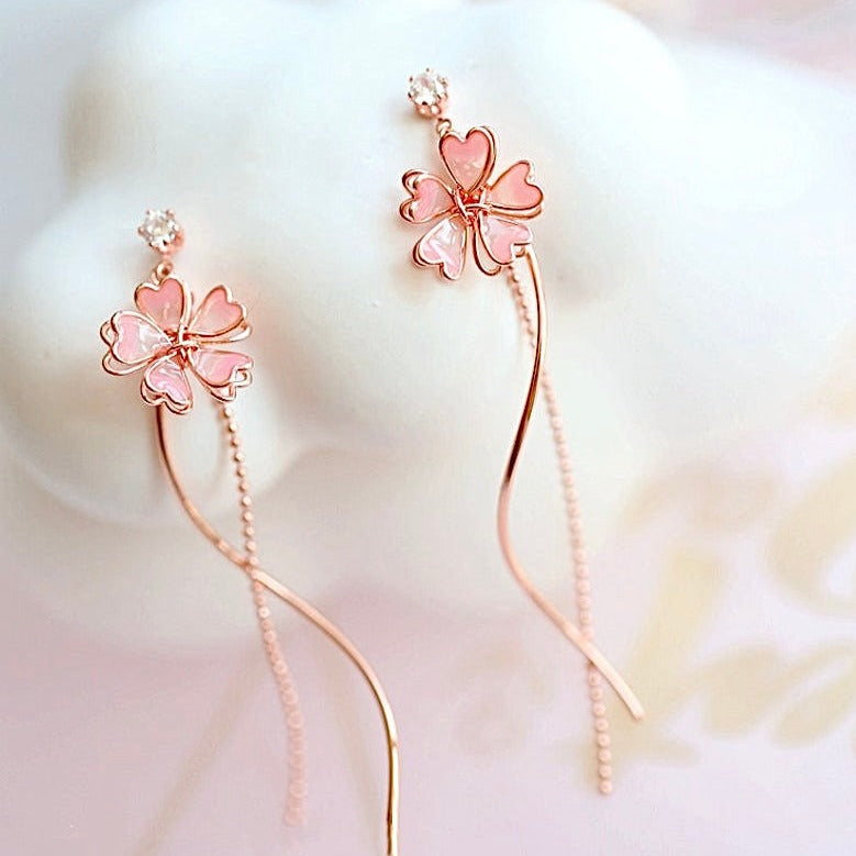 Sakura Flower Earrings