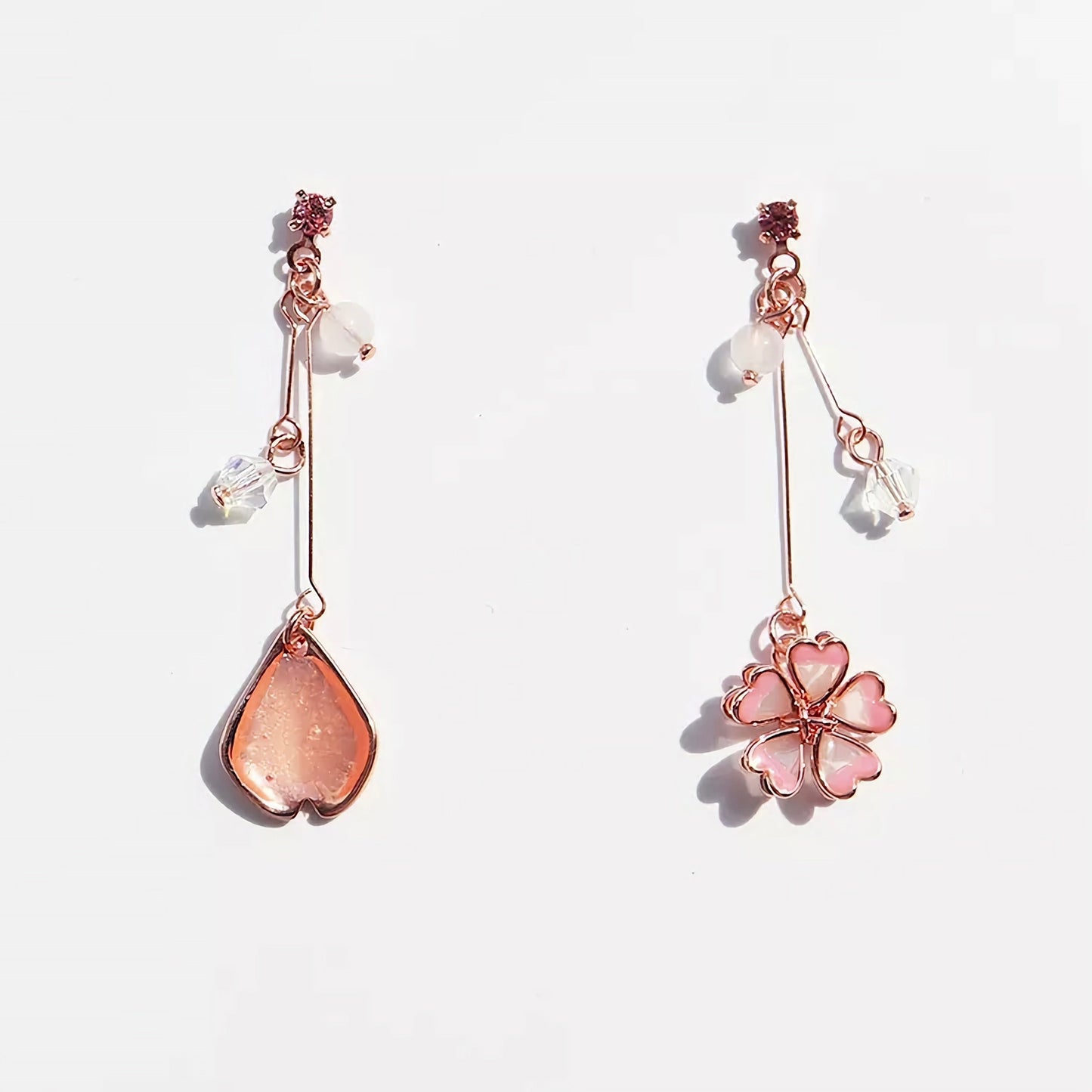 Sakura Flower Dangle Earrings