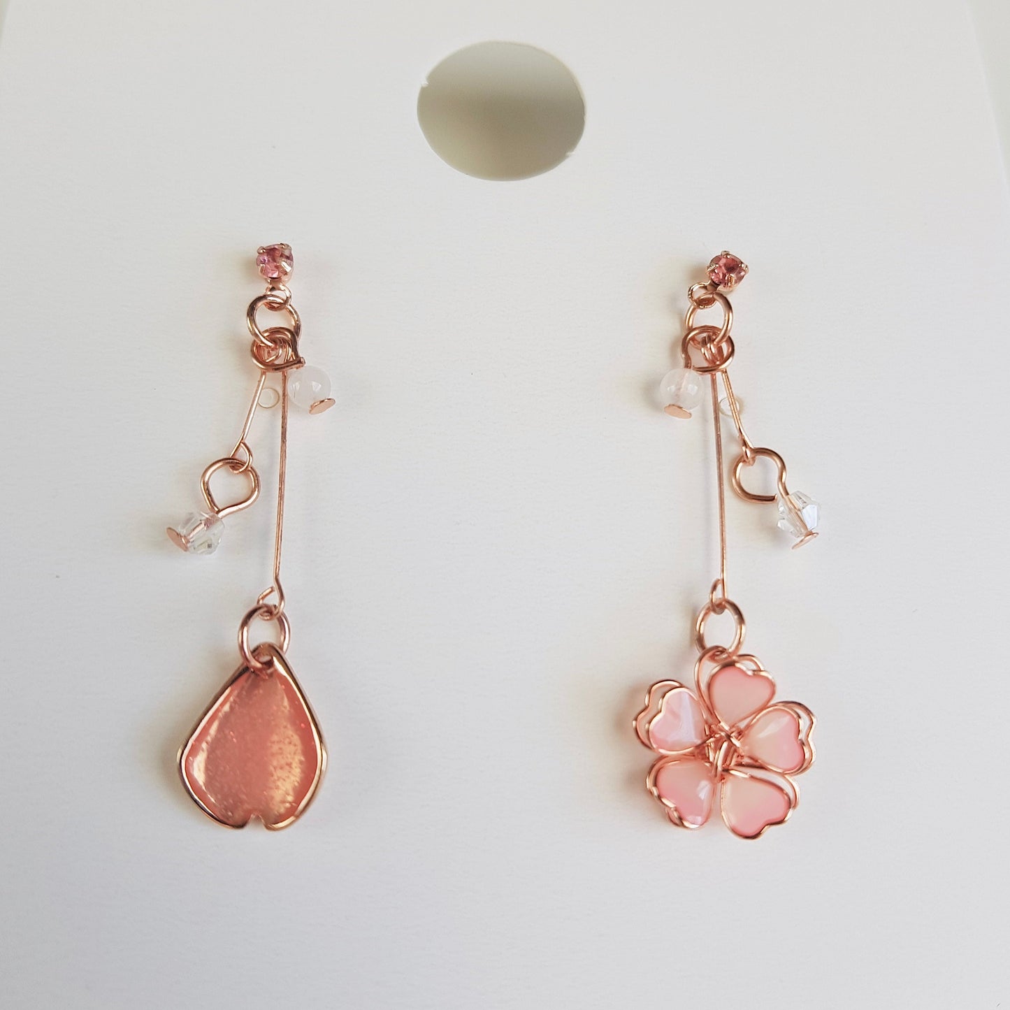 Sakura Flower Dangle Earrings