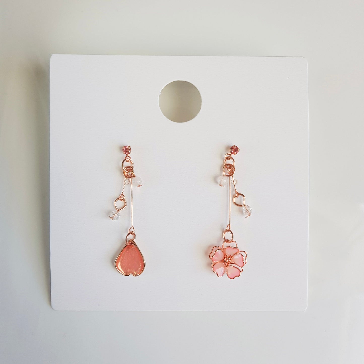 Sakura Flower Dangle Earrings