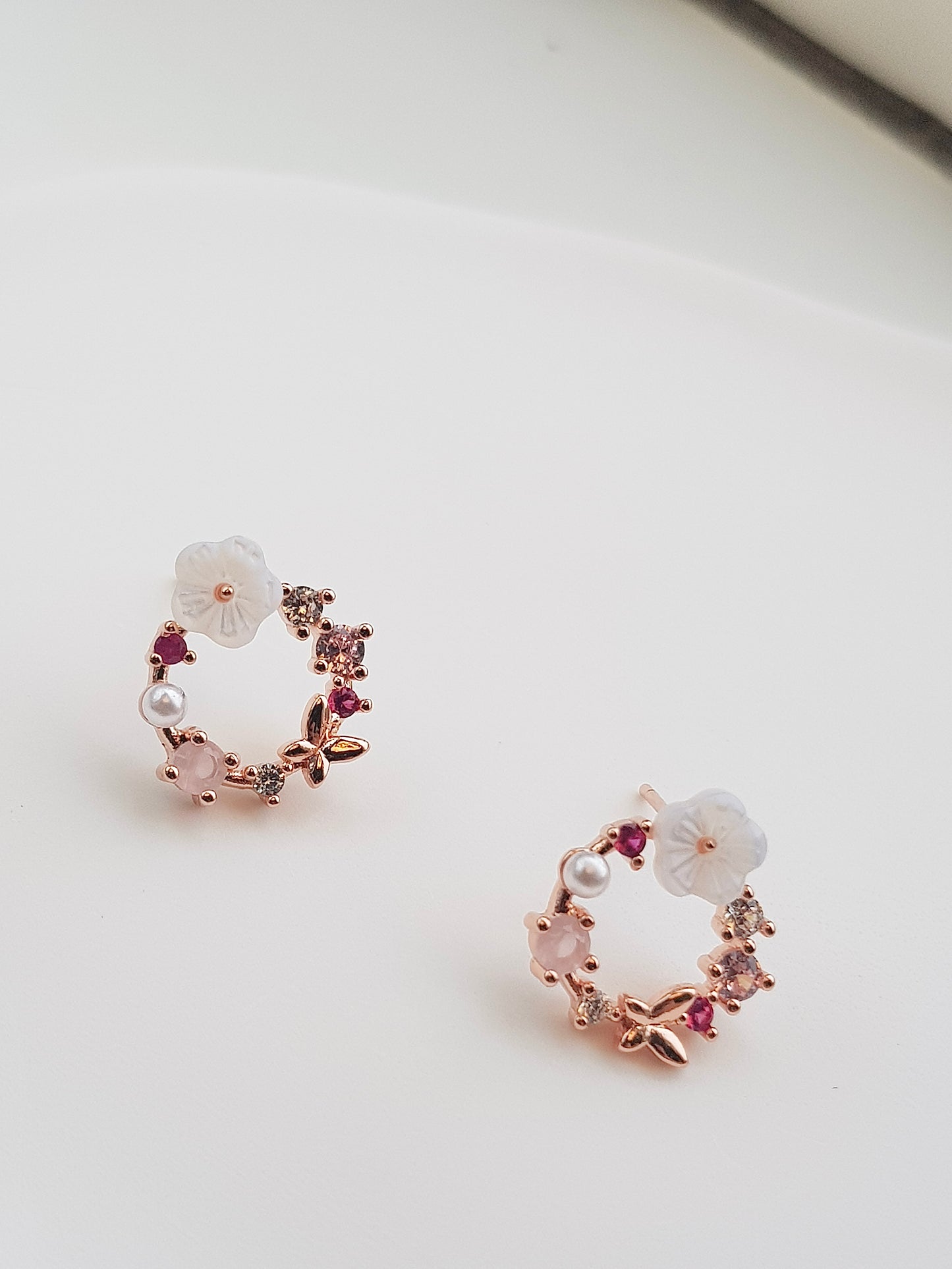 Flower Wreath Earrings