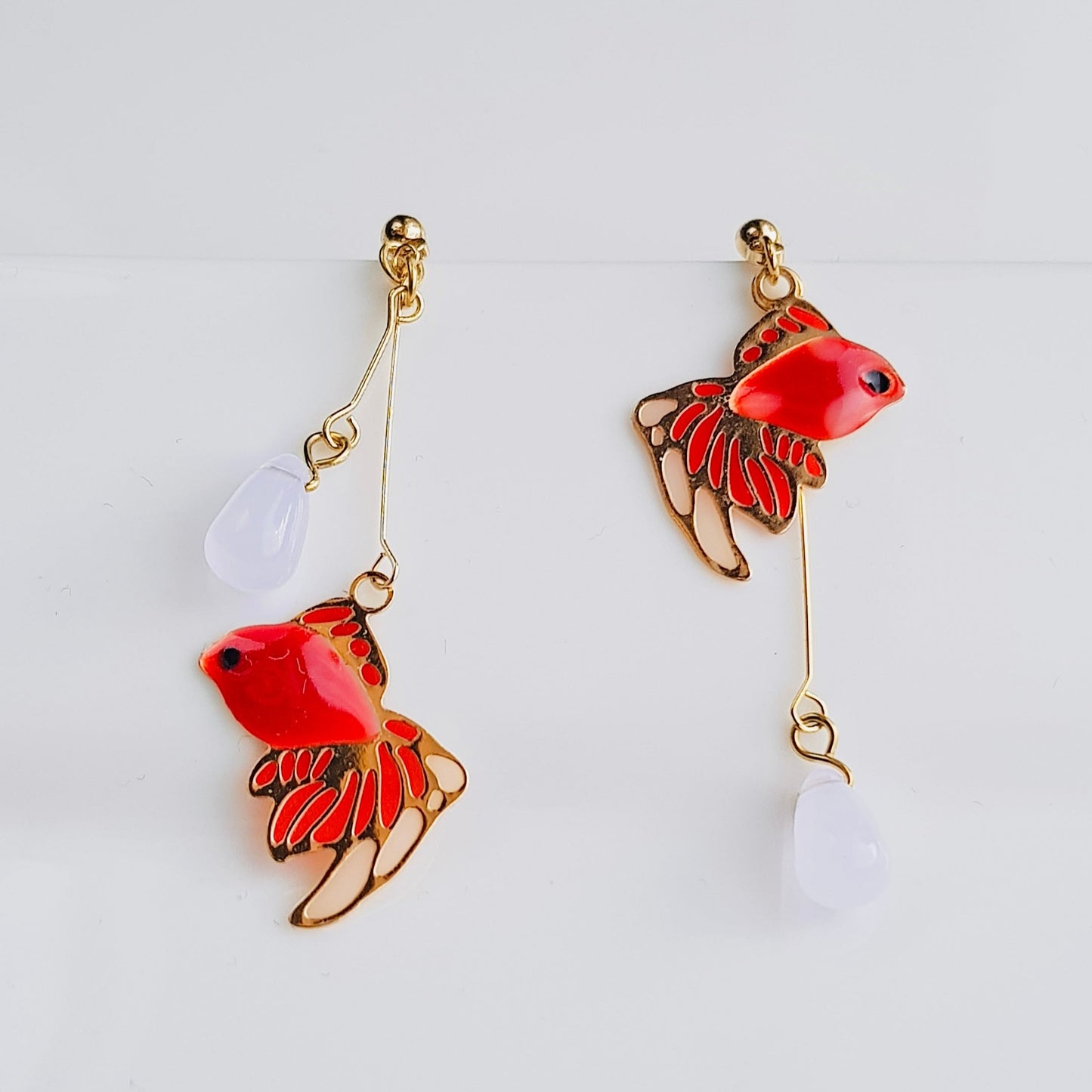 Koi Fish Dangle Earrings