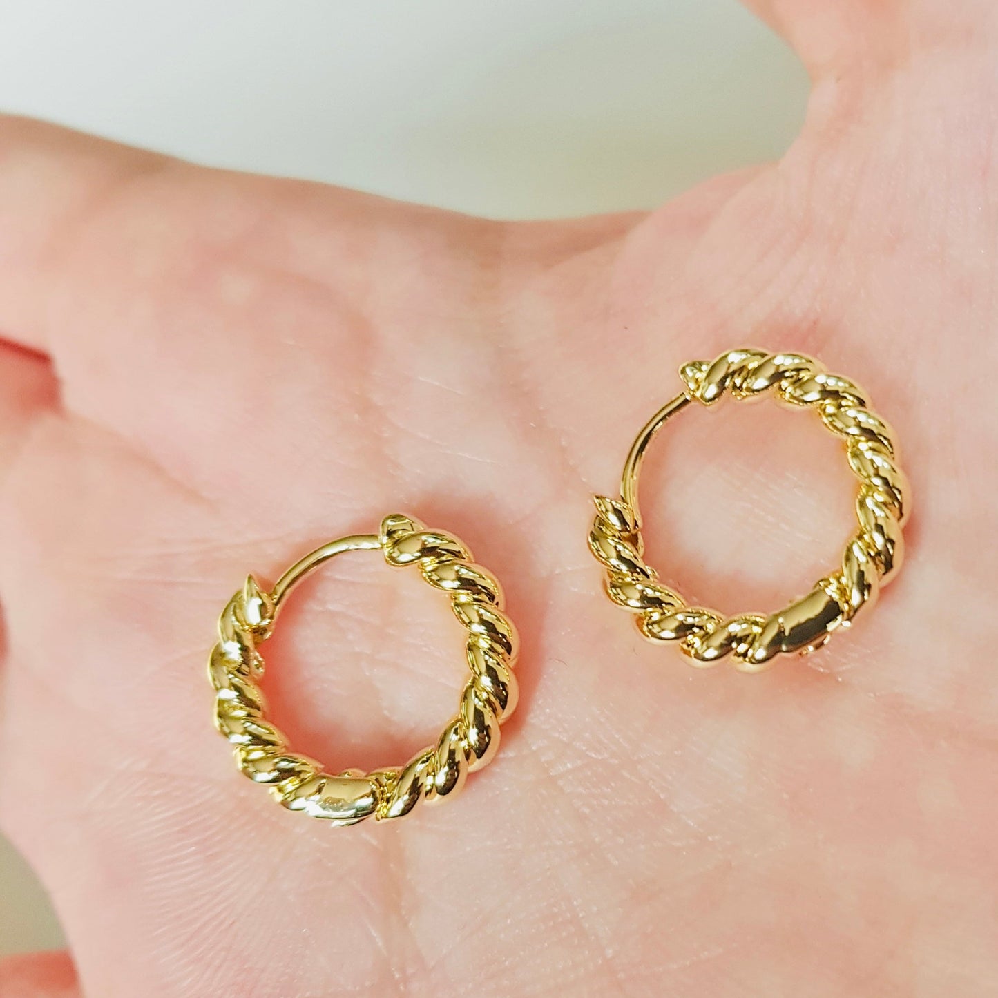 Twisted Wire Hoops