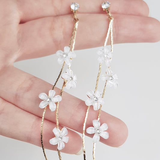 Flower Drop Earrings