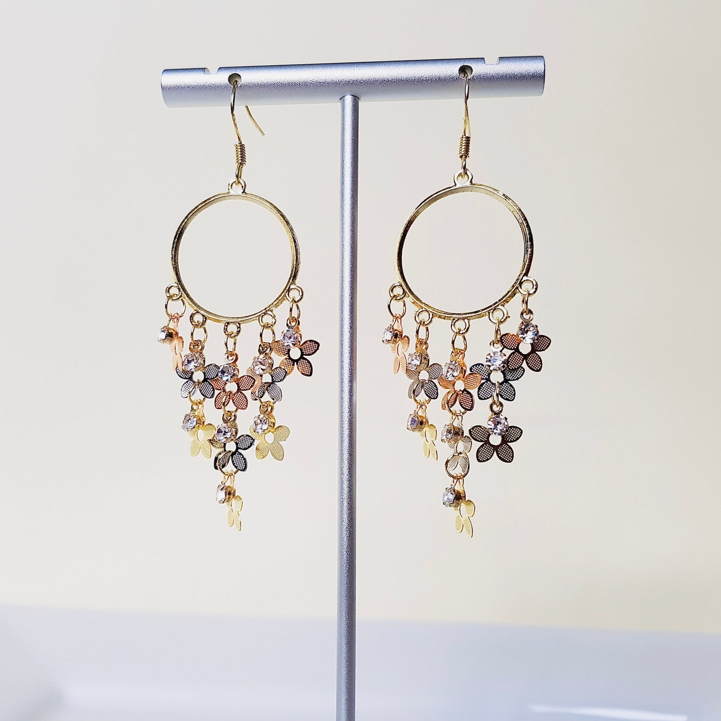 Floral Drop Dangle Earrings