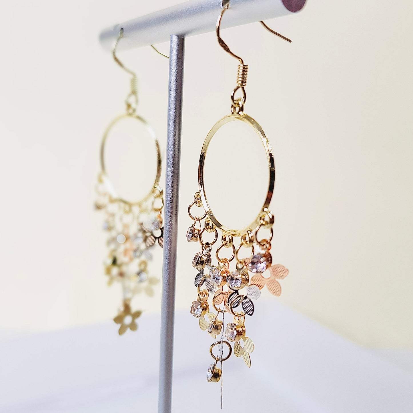 Floral Drop Dangle Earrings