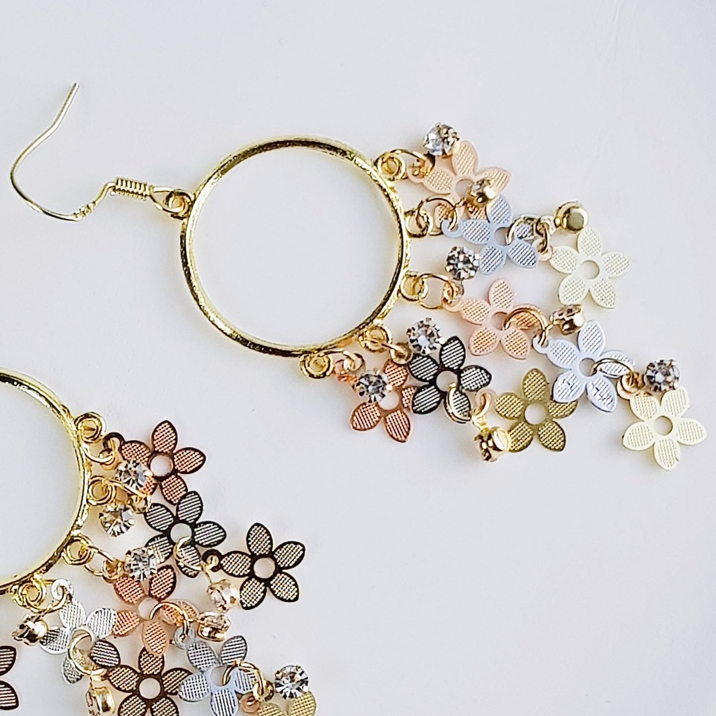 Floral Drop Dangle Earrings