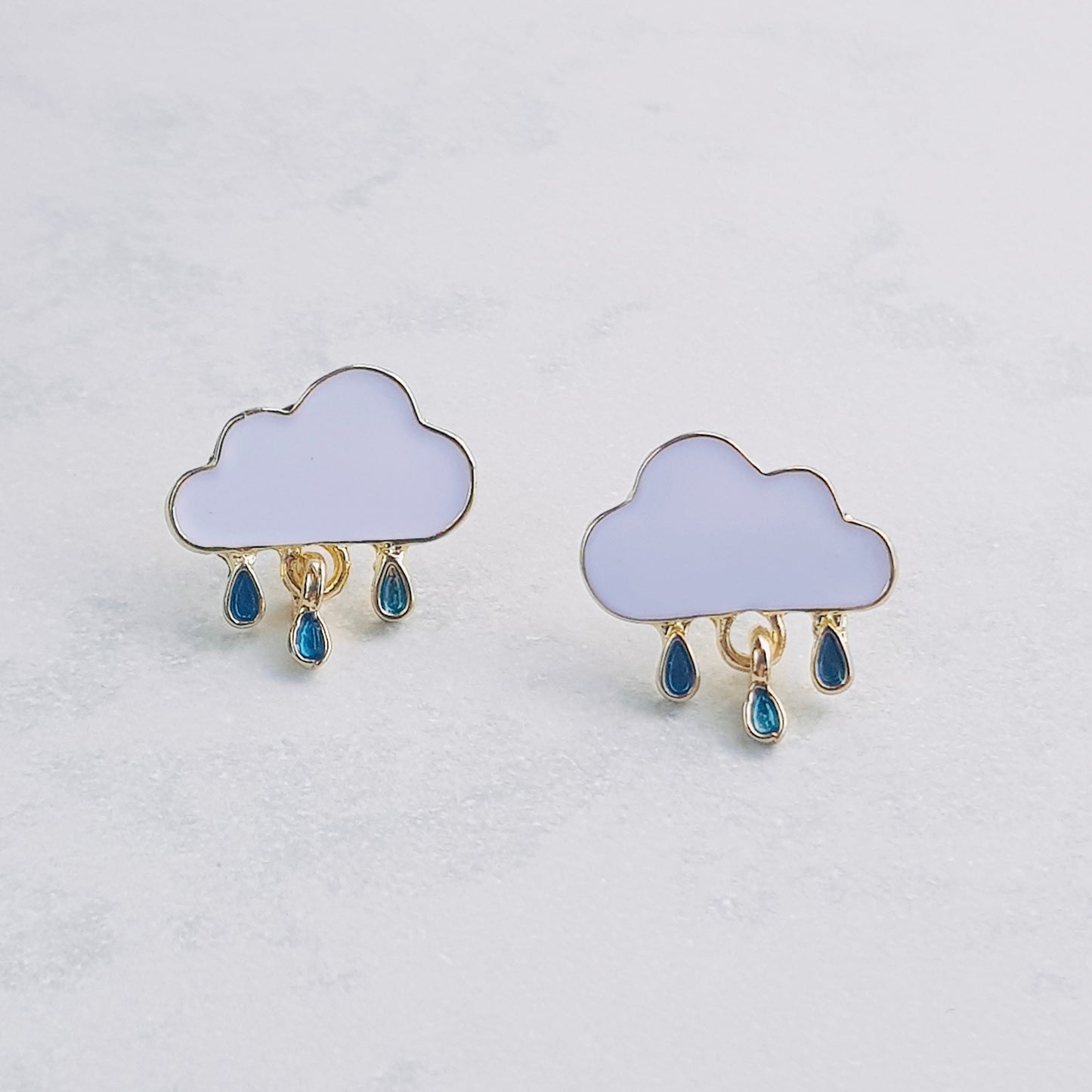 Rain Cloud Earring