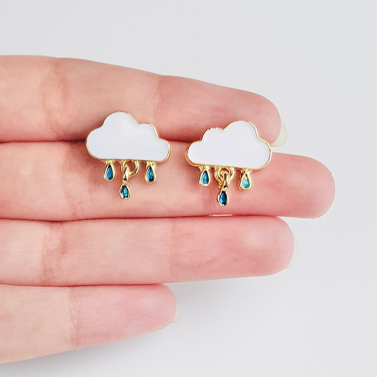 Rain Cloud Earring