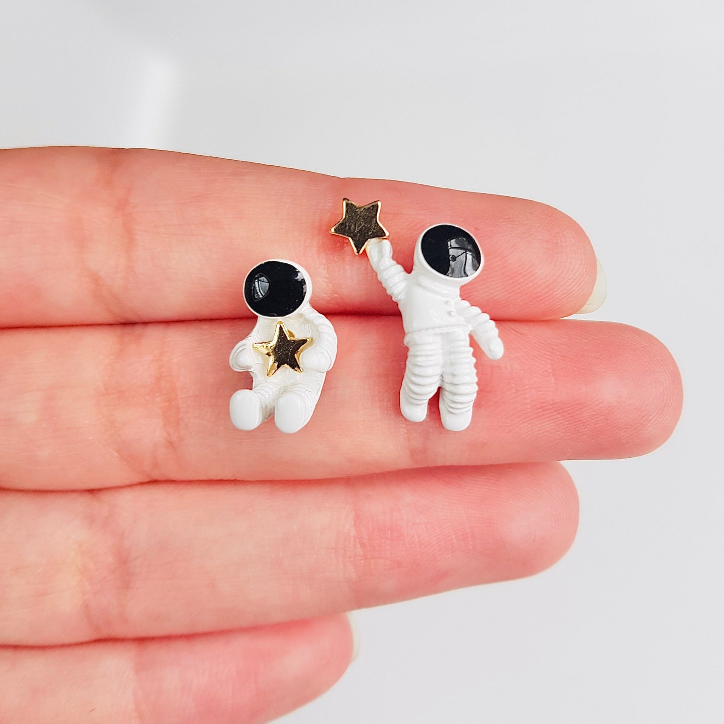 Astronaut earrings