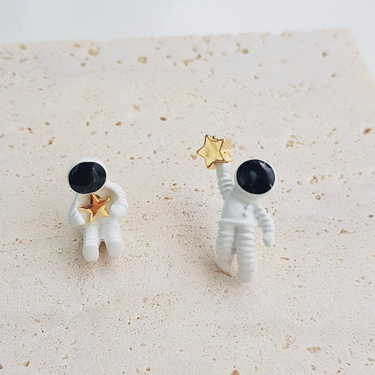 Astronaut earrings