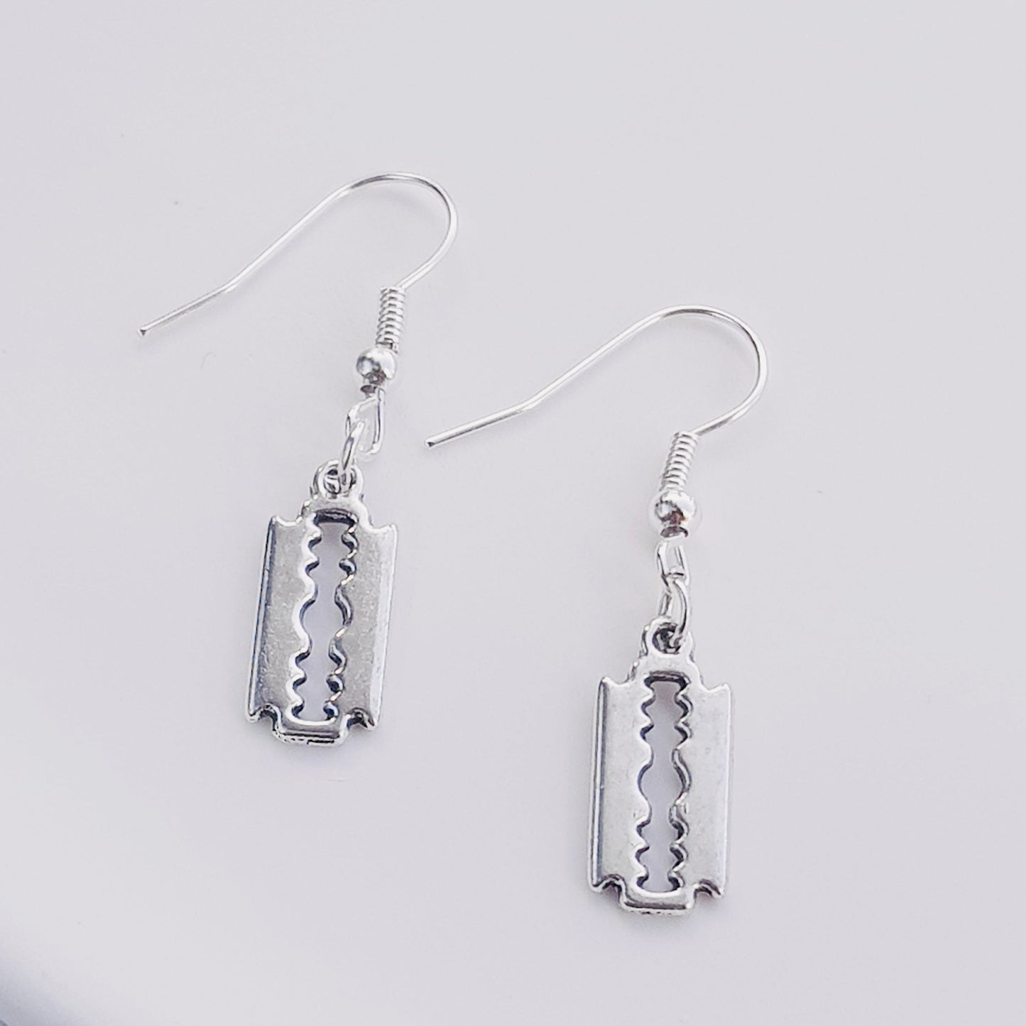 Razor Blade Earrings