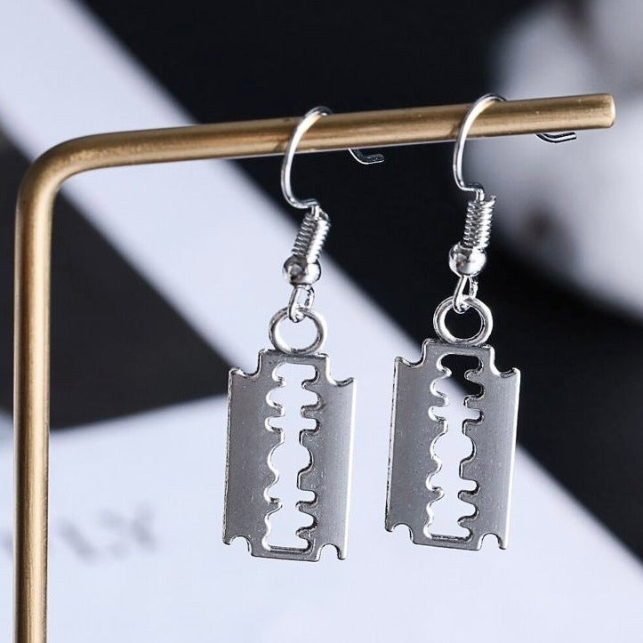 Razor Blade Earrings