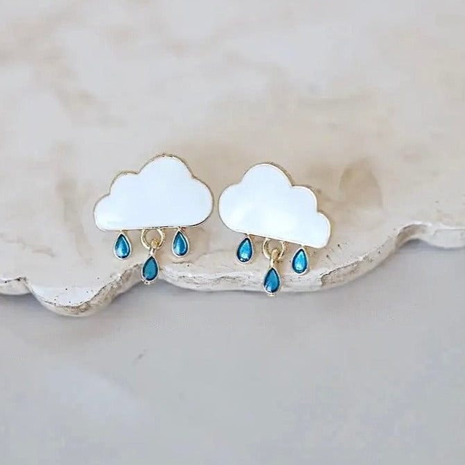 Rain Cloud Earring