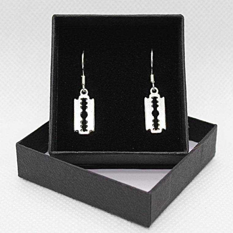 Razor Blade Earrings